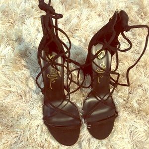 Black heels